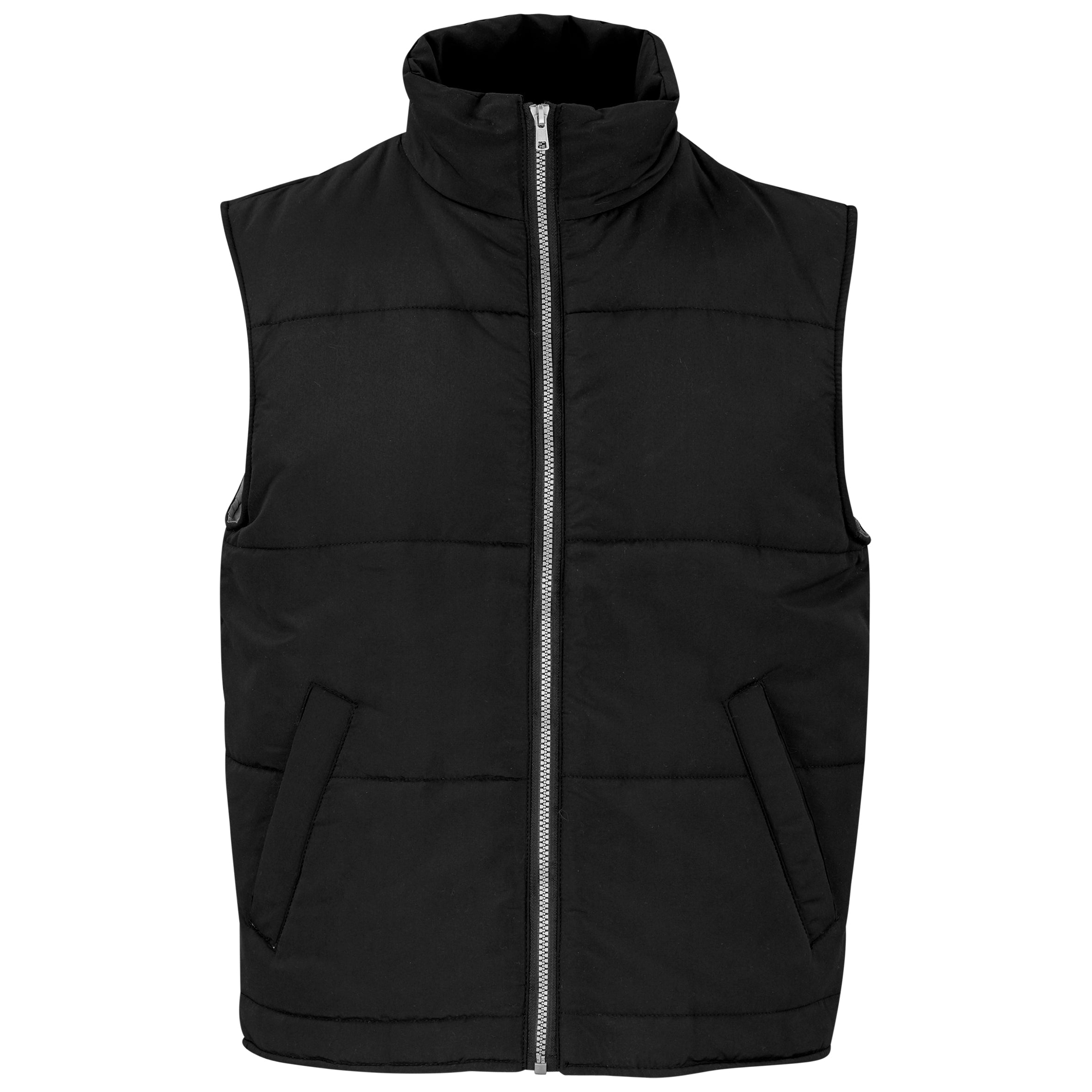 Mens Rego Bodywarmer - Red Only-L-Black-BL