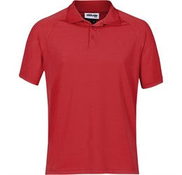 Mens Santorini Golf Shirt-2XL-Red-R