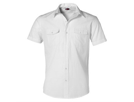 Mens Short Sleeve Bayport Shirt - Light Blue Only-