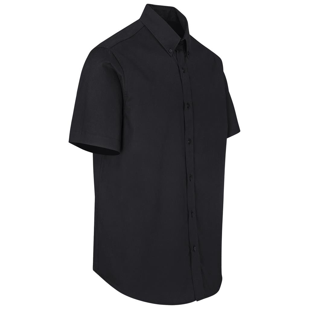 Mens Short Sleeve Cotton Twill Moderna Shirt - Lounge Shirts,New Clothing 2025