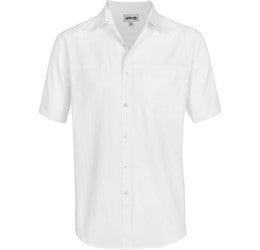 Mens Short Sleeve Empire Shirt-2XL-White-W