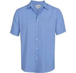 Mens Short Sleeve Empire Shirt-2XL-Sky Blue-SB