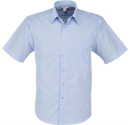 Mens Short Sleeve Micro Check Shirt-