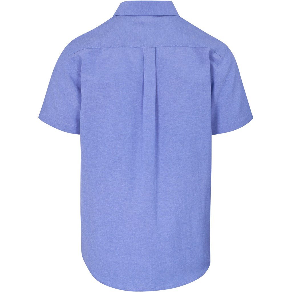 Mens Short Sleeve Oxford Shirt - Lounge Shirts