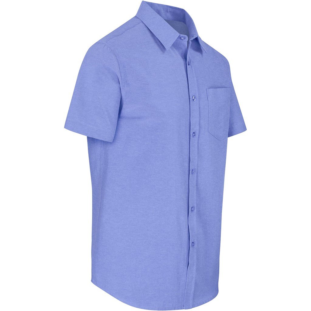 Mens Short Sleeve Oxford Shirt - Lounge Shirts