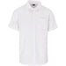 Mens Short Sleeve Oxford Shirt S / WHITE - Lounge Shirts