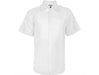 Mens Short Sleeve Oxford Shirt - White Only-
