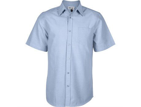 Mens Short Sleeve Oxford Shirt - White Only-
