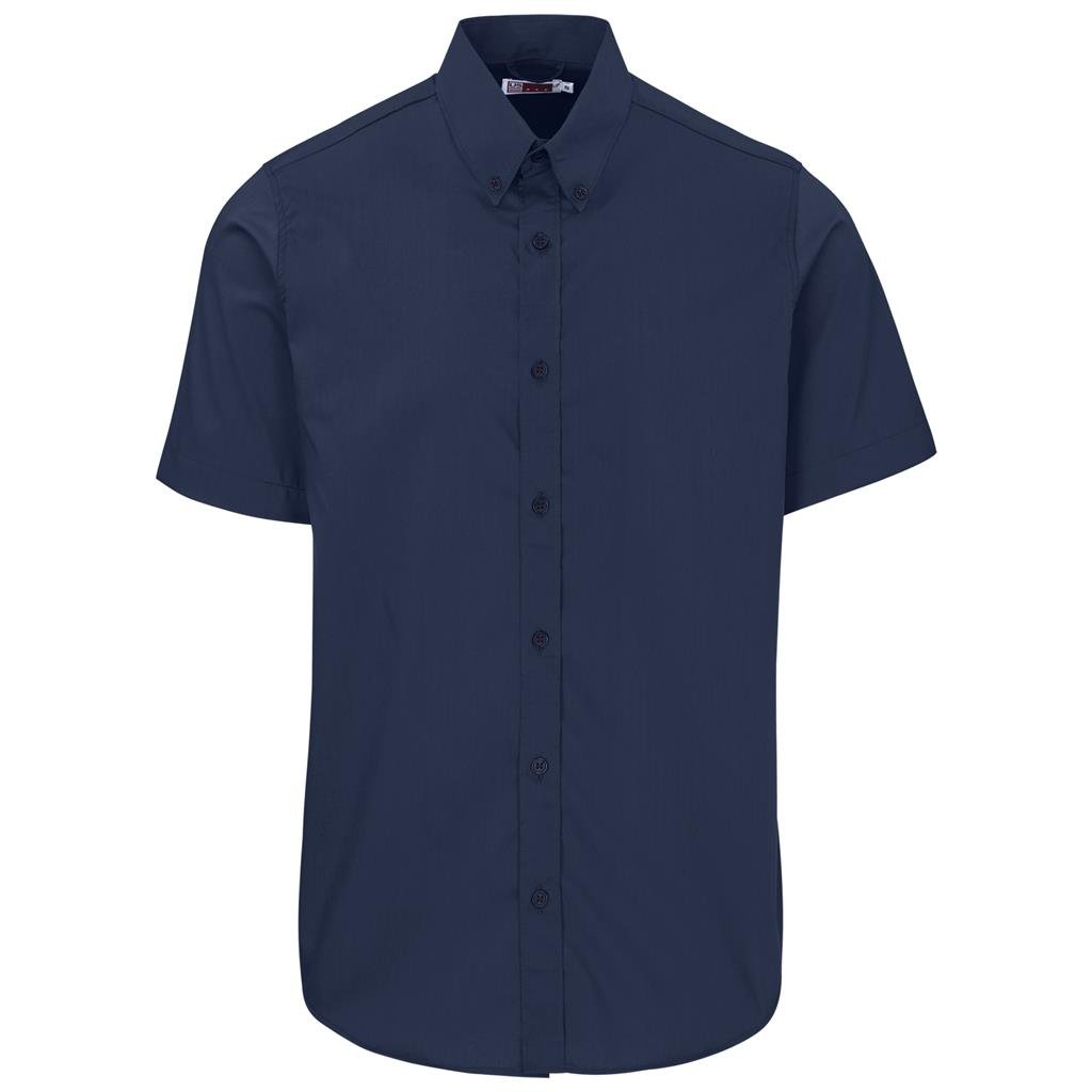 Mens Short Sleeve Sheffield Stretch Shirt S / NAVY - Lounge Shirts,New Clothing 2025