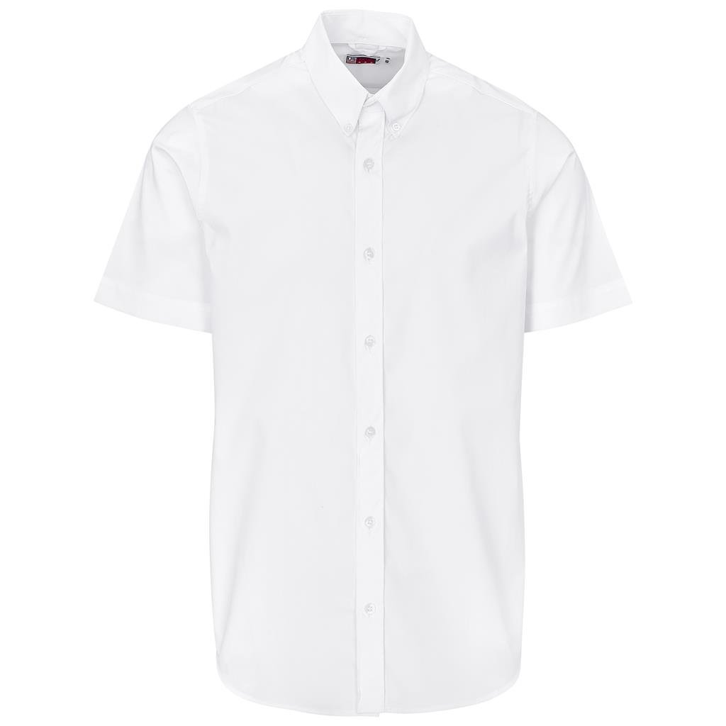 Mens Short Sleeve Sheffield Stretch Shirt S / WHITE - Lounge Shirts,New Clothing 2025