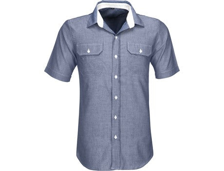 Mens Short Sleeve Windsor Shirt-