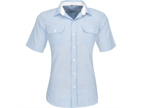 Mens Short Sleeve Windsor Shirt-