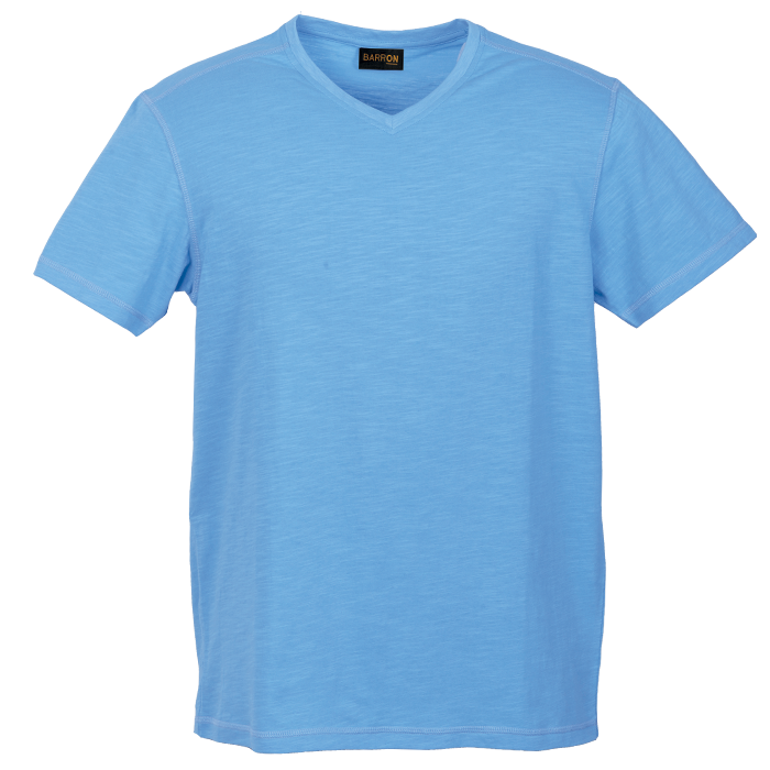Mens Slub V Neck T-Shirt - T-Shirts