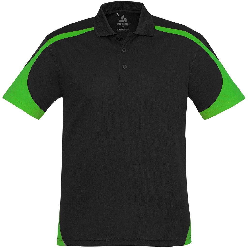 Mens Talon Golf Shirt S / Lime / L