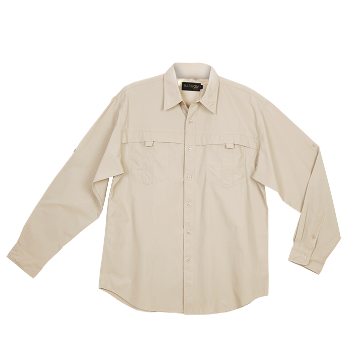 Mens Trail Shirt  Fossil / SML / Regular - 