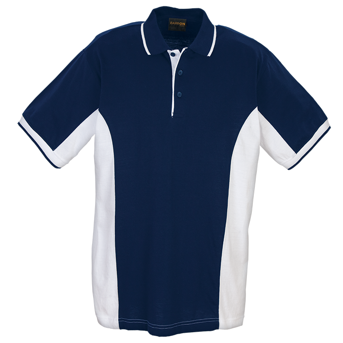 Mens Two-Tone Golfer Navy/White / 3XL / Regular - Golf Shirts