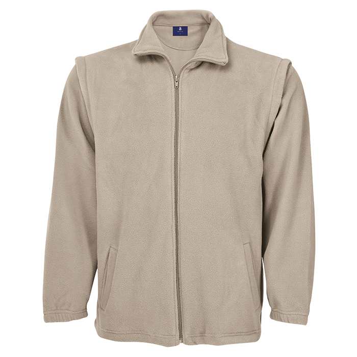 Mens Ultra Micro Fleece Khaki / SML / Regular - Tops