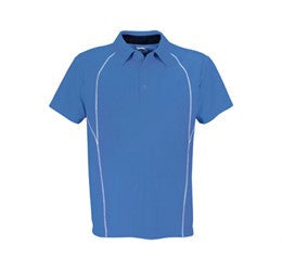 Mens Victory Golf Shirt - Red Only-2XL-Blue-BU
