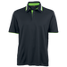 Mens Vital Golf Shirt Black/Lime/White / SML / Regular - Shirts