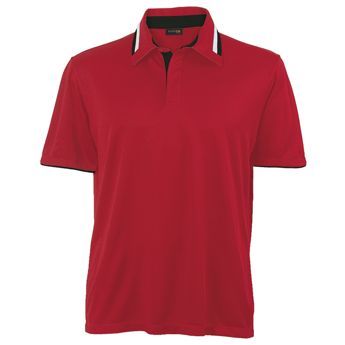 Mens Vital Golf Shirt Red/Black/White / SML / Regular - Shirts