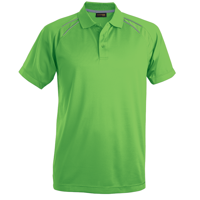 Mens Vortex Golfer Lumo Green / SML / Regular - Golf Shirts