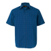 Metro Check Lounge Short Sleeve Royal/Black/White / SML / Regular - Shirts-Corporate