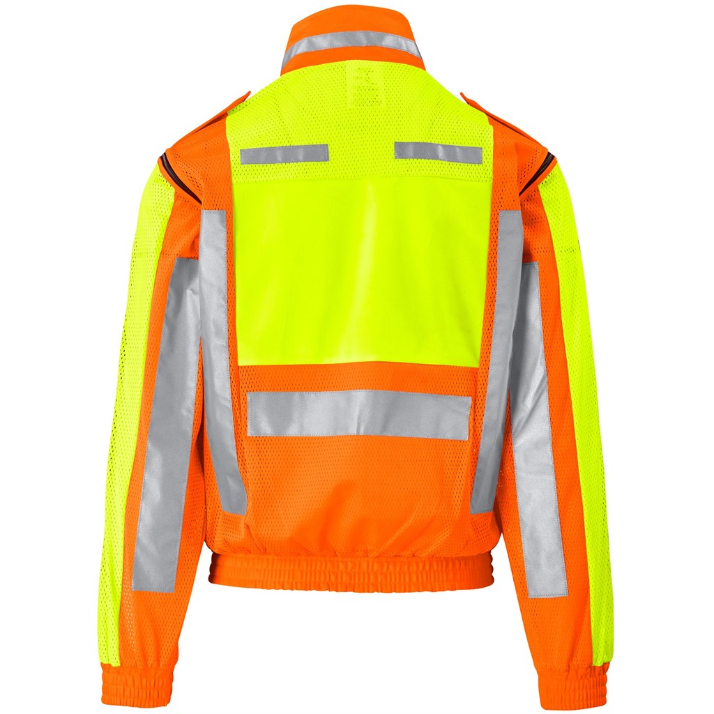 Metro Two-Tone High Visibility Reflective Zip-Off Jacket - Work Safety Protective Gear