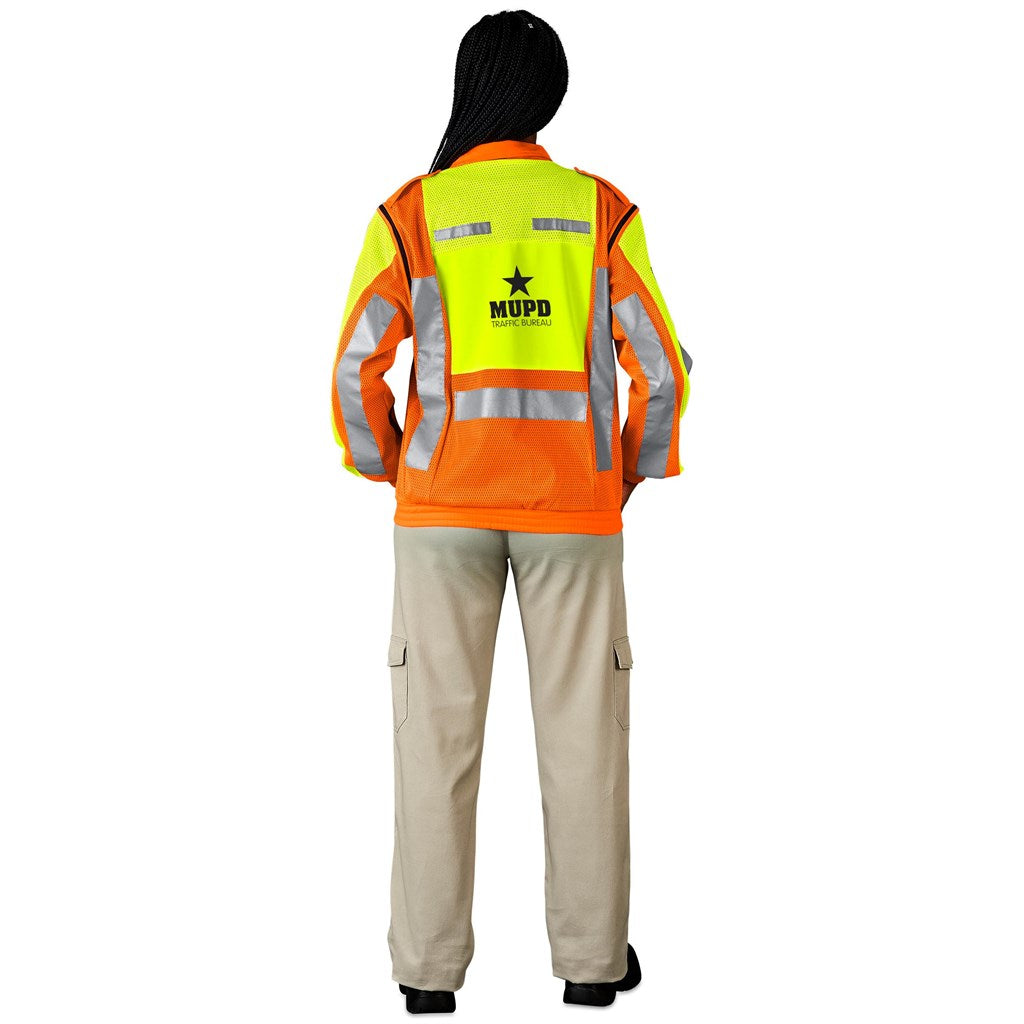 Metro Two-Tone High Visibility Reflective Zip-Off Jacket - Work Safety Protective Gear