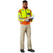 Metro Two-Tone High Visibility Reflective Zip-Off Jacket - Work Safety Protective Gear