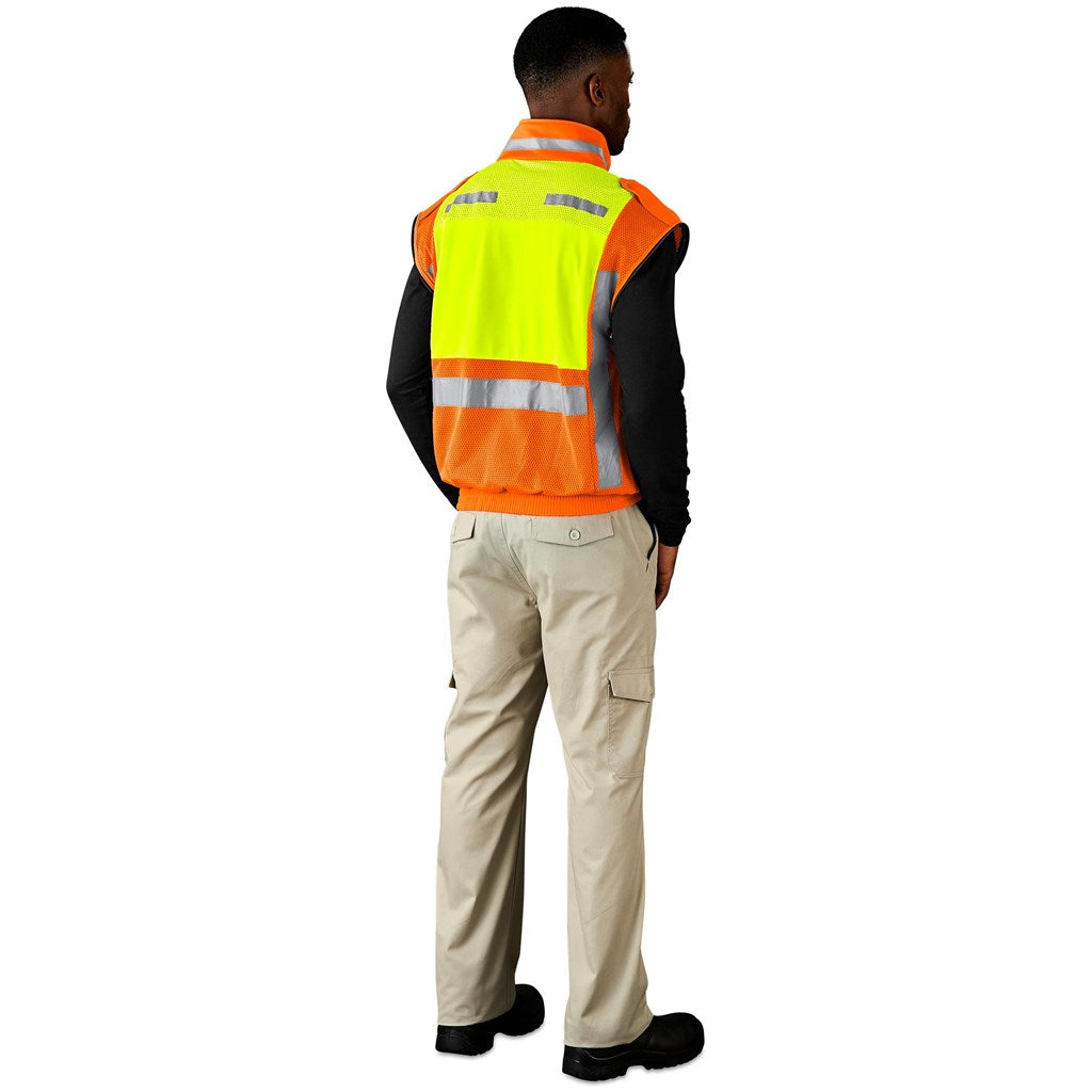 Metro Two-Tone High Visibility Reflective Zip-Off Jacket - Work Safety Protective Gear