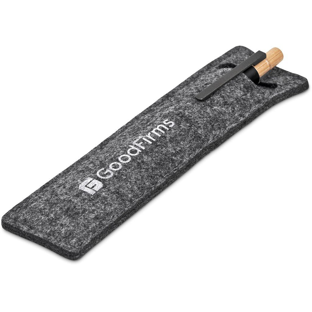 Mimo Recycled Aluminium Ball Pen BLACK - Metal Pens,Pen Sets,Bamboo Products,Recycled Writing Instruments