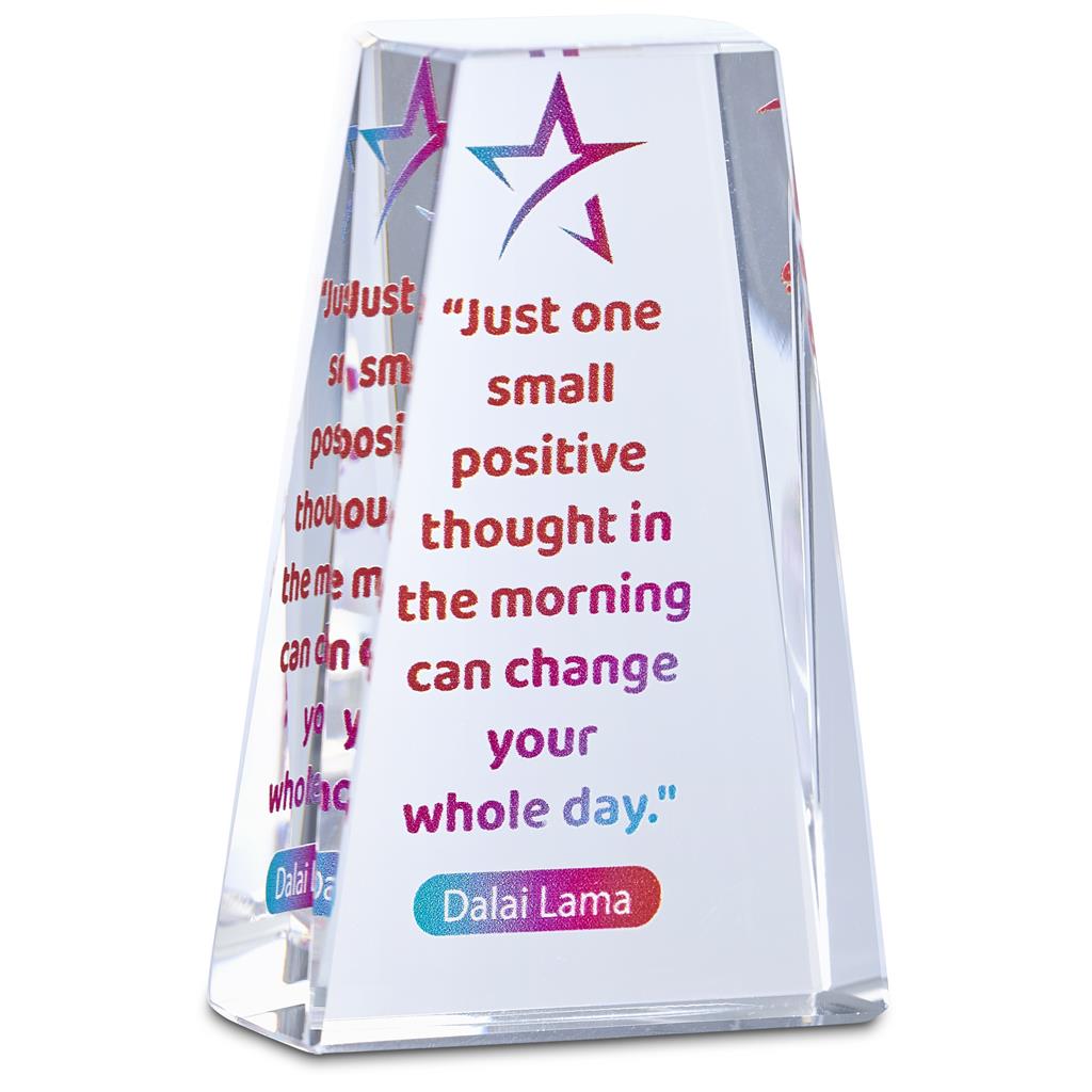 Mini Apex Award TRANSPARENT - Awards and Medals,Awards Medals