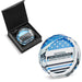 Mini Round Optical Glass Award Trophy Transparent/Frosted White / T - Trophies