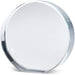 Mini Round Optical Glass Award Trophy Transparent/Frosted White / T - Trophies
