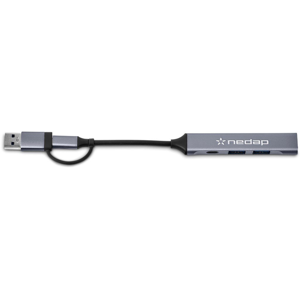 Minsk 2-in-1 Connector USB Hub GUN METAL - Hubs,Technology