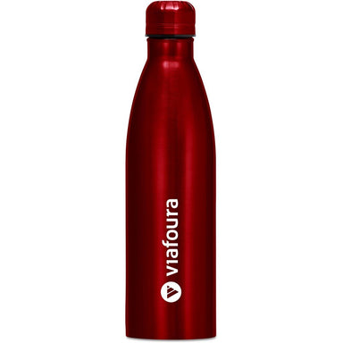 Miranda Stainless Steel Water Bottle – 1 Litre RED - Bottles,Drinkware,Drinkware