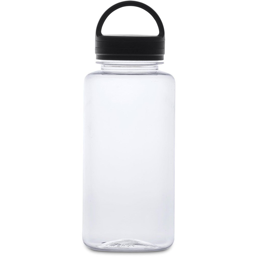 Moreno Recycled PET Water Bottle – 1Litre BLACK - Bottles,Recycled Products,Recycled Drinkware,Drinkware