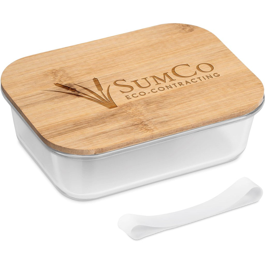 Moshi Glass & Bamboo Lunch Box Natural / NT - Boxes Totes