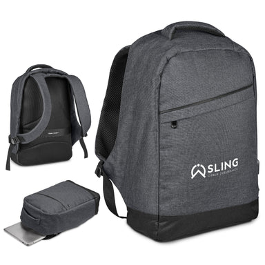 Munich Anti-Theft Laptop Backpack Dark Grey / DG2