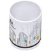 Mural Sublimation Ceramic Stationery Cup SOLID WHITE - Stationery,Stationery,Ideas for Work