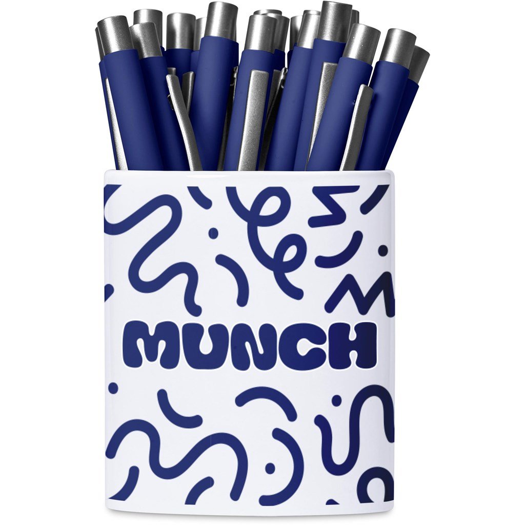 Mural Sublimation Ceramic Stationery Cup SOLID WHITE - Stationery,Stationery,Ideas for Work