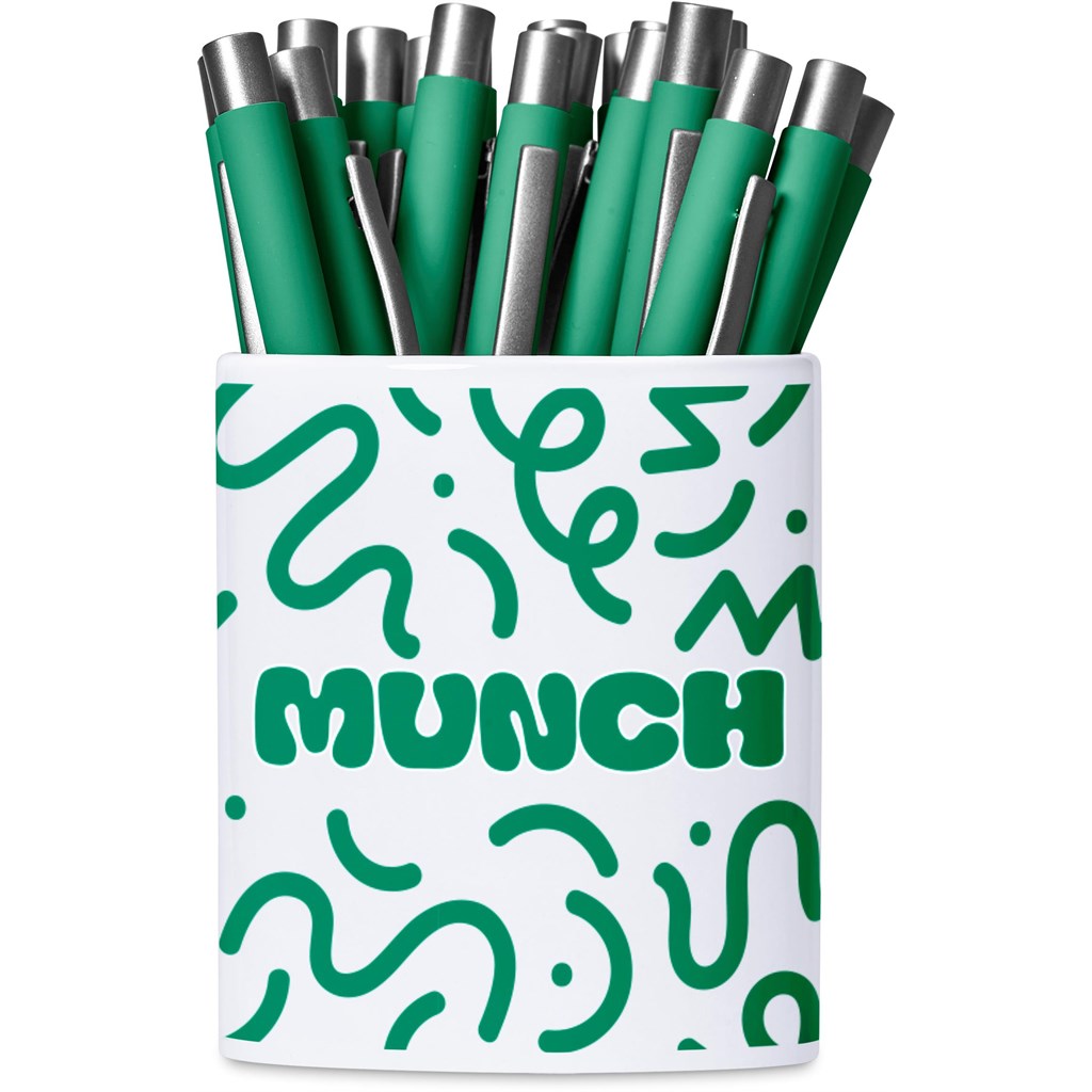 Mural Sublimation Ceramic Stationery Cup SOLID WHITE - Stationery,Stationery,Ideas for Work