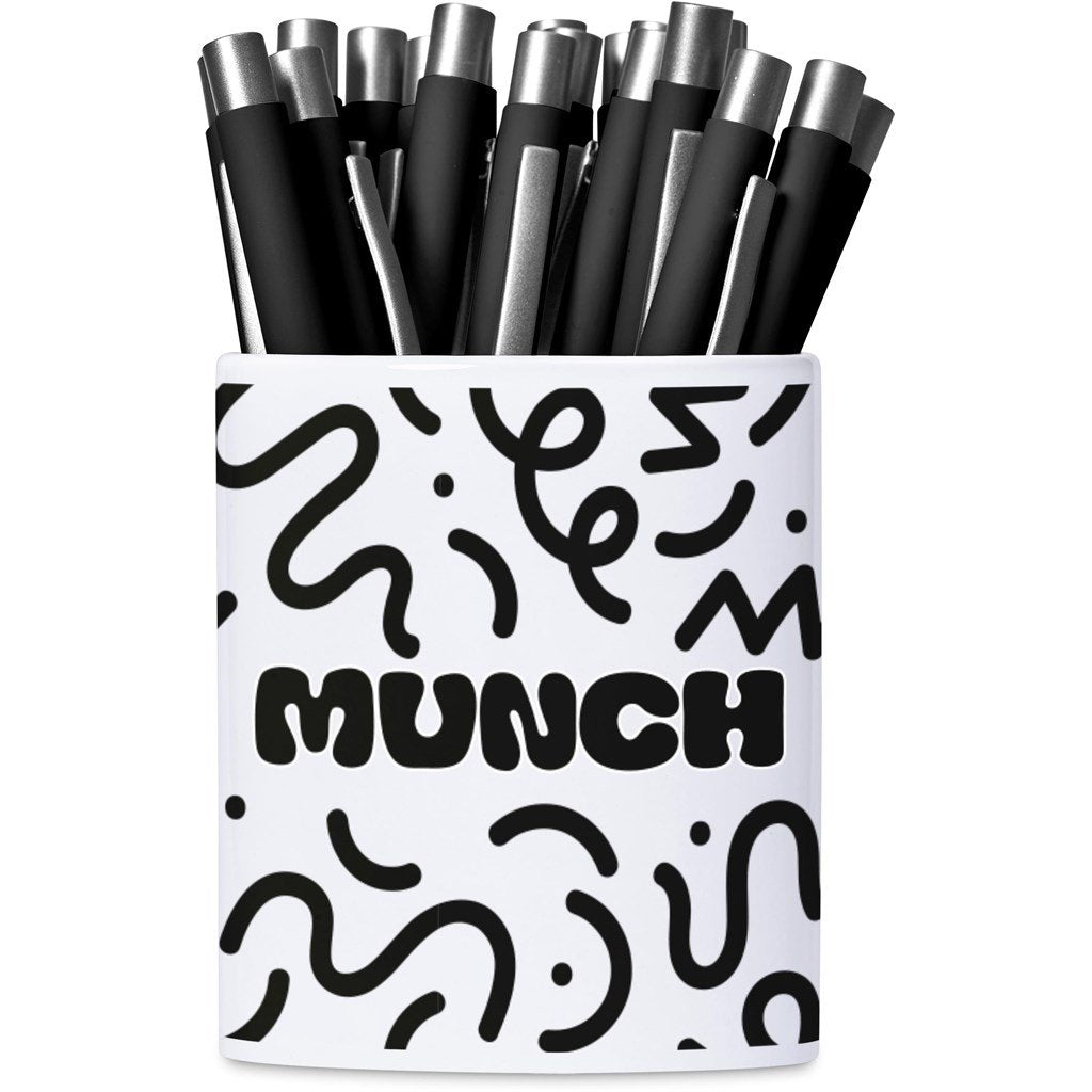 Mural Sublimation Ceramic Stationery Cup SOLID WHITE - Stationery,Stationery,Ideas for Work