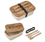 Natura Plus Bamboo Fibre Lunch Box Set Natural / NT
