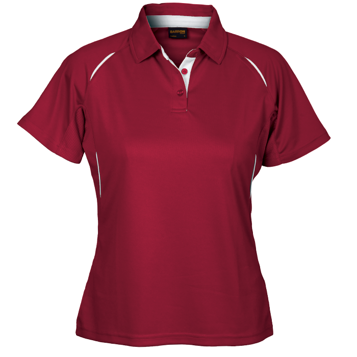 Neptune Golfer Ladies Red/White / XS / Last Buy - Golf Shirts