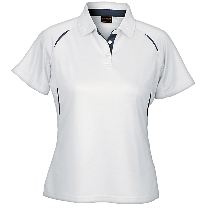 Neptune Golfer Ladies White/Navy / XS / Regular - Golf Shirts