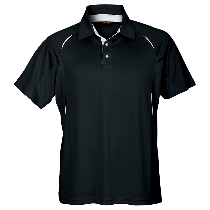 Neptune Golfer Mens Black/White / XL / Regular - Golf Shirts