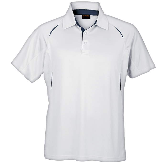 Neptune Golfer Mens White/Navy / XL / Regular - Golf Shirts