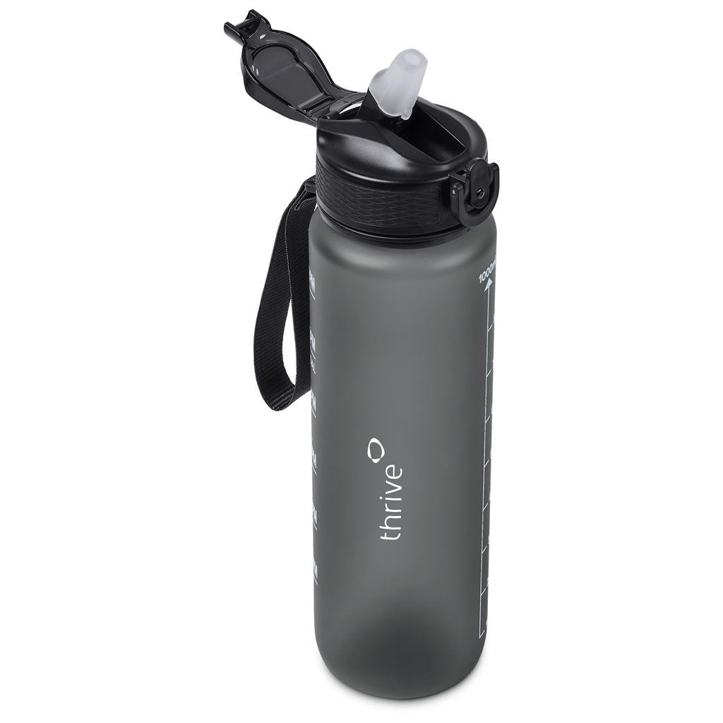 Neptune Plastic Water Bottle - 1 Litre BLACK - Bottles,Ideas for Fitness,Drinkware
