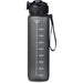 Neptune Plastic Water Bottle - 1 Litre BLACK - Bottles,Ideas for Fitness,Drinkware